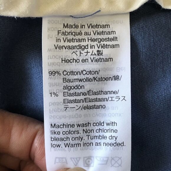 J. Crew Mercantile Flex Men's Flat Front Casual Shorts Size 33 Blue - Picture 10 of 12